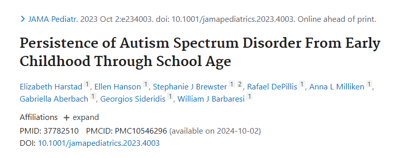 最新研究|影响自闭症孩子康复结果的3个重要因素插图
