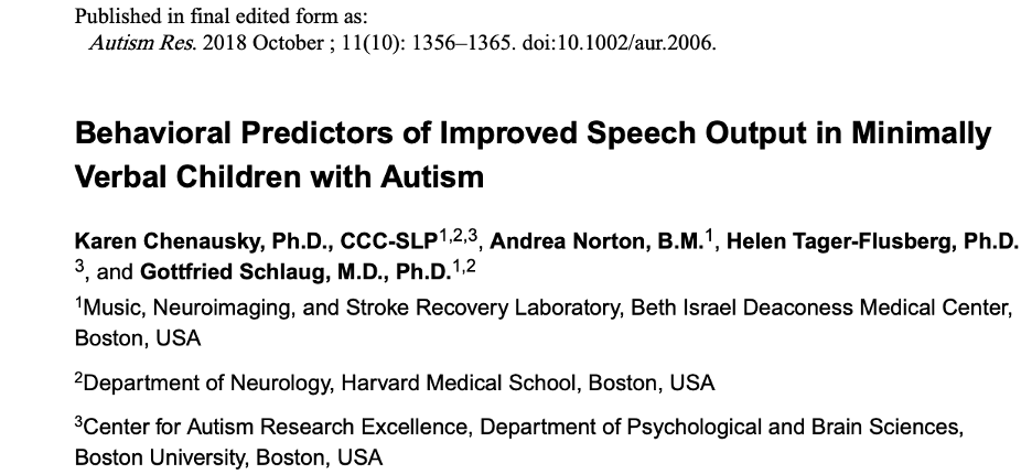 极少语言自闭症儿童言语干预后语音产生的预测因素插图